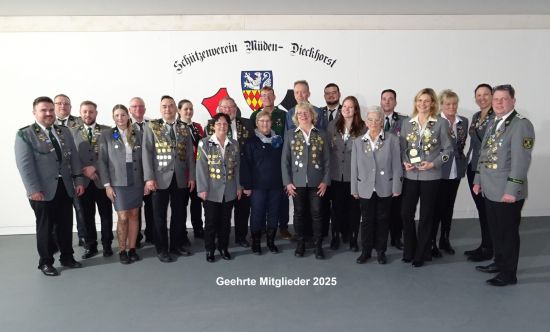 Geehrte Mitglieder 2025 Geehrte Mitglieder 2025
