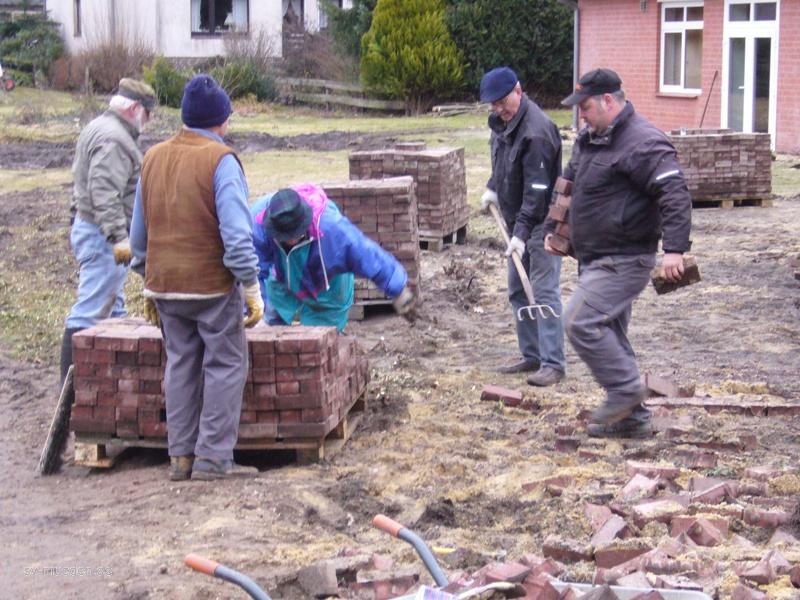 Pflasterarbeiten am Schießsportzentrum (1. Akt) – Bild 5 von 12